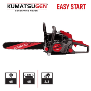 KUMATSUGEN PETROL CHAINSAW 45CC, 2.5HP