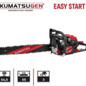 KUMATSUGEN PETROL CHAINSAW 54.5CC, 3HP